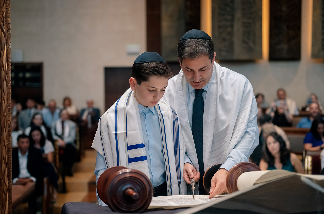 אישה מנהלת את תקציב בר המצווה באמצעות גיליון אלקטרוני במחשב נייד.