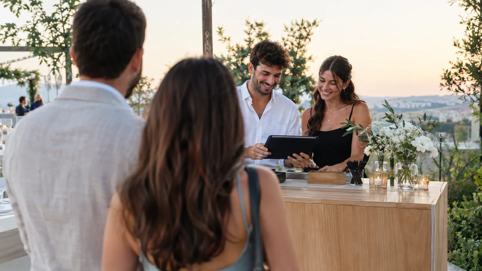 קבלת אורחים חכמה לאירוע: כך האורחים ימצאו את מקומם בשניות