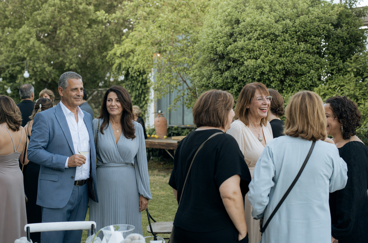 הורים גרושים בחתונה שומרים על אווירה נעימה ונינוחה באירוע.